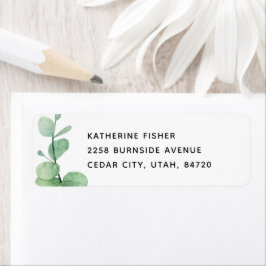 Grüne Eukalyptus Hochzeiten. Botanische Wasserfarb