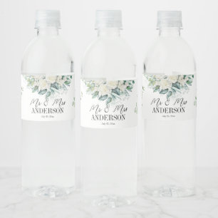 Grüne Eukalyptus Rosen Hochzeit Sparkling