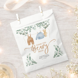 Grüne Eukalyptus Wir können frühzeitig Baby Dusche Geschenktütchen