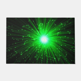 Grüne Explosion Fußmatte