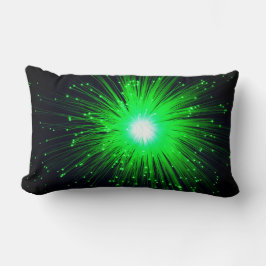 Grüne Explosion Lendenkissen