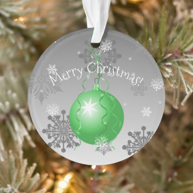 Grüne Extravagante Weihnachtsschmuck Ornament (Baum)