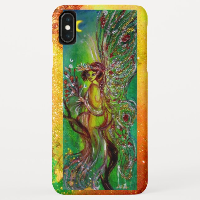GRÜNE FAIRE IN MOONLIGHT Fantasy Yellow Case-Mate iPhone Hülle (Rückseite)