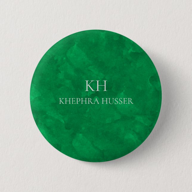 Grüne Farbe Button (Vorderseite)