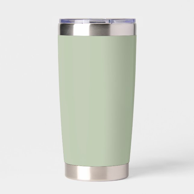 Grüne Farbe der hellen Seite Thermobecher (Vorderseite)