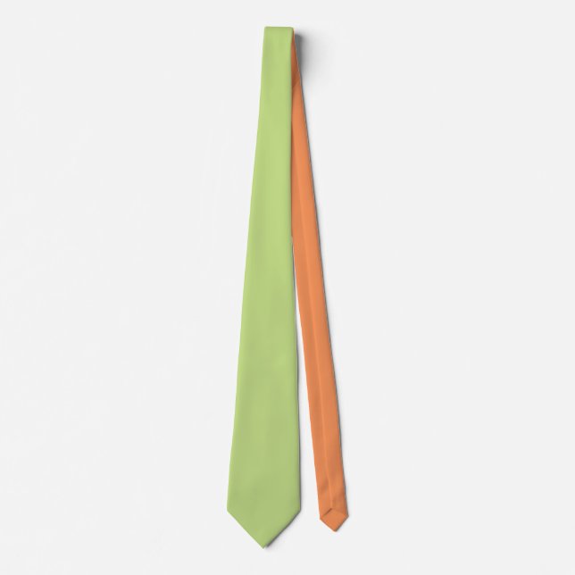 Grüne Farbe der Pastel-Frühlingsfarbe - Anpassungs Krawatte (Vorderseite)