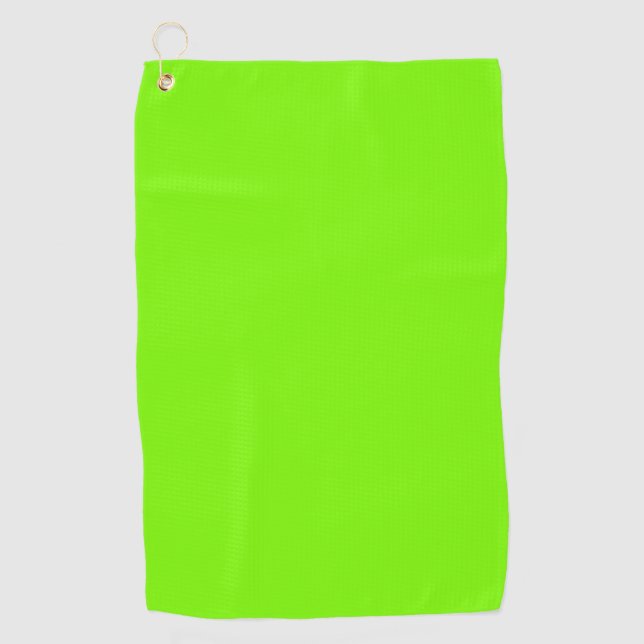 Grüne Farbe der Rasenfläche | Classic | elegant Golfhandtuch (Vorderseite)