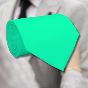 Grüne Farbe des Meeresbodens Classic elegant Krawatte