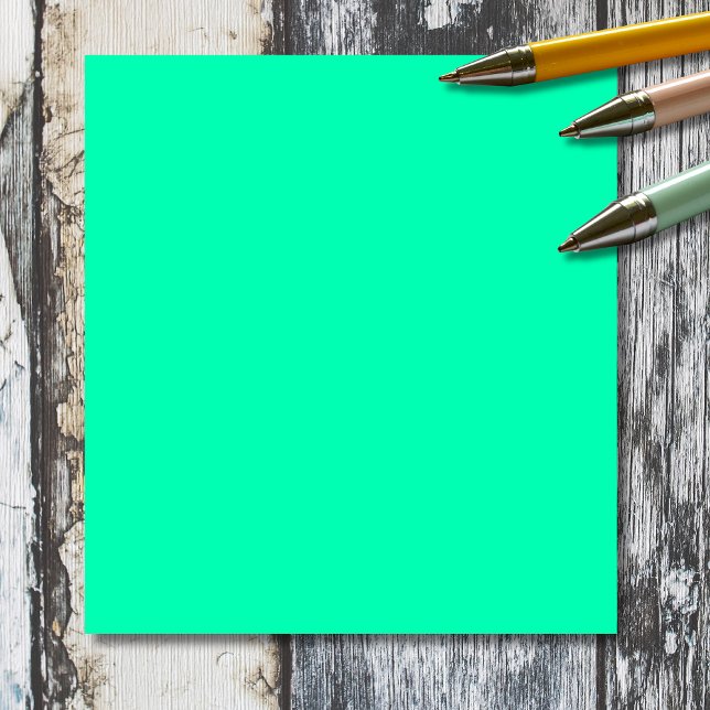 Grüne Farbe des Meeresbodens | Classic | elegant Notizblock (Von Creator hochgeladen)