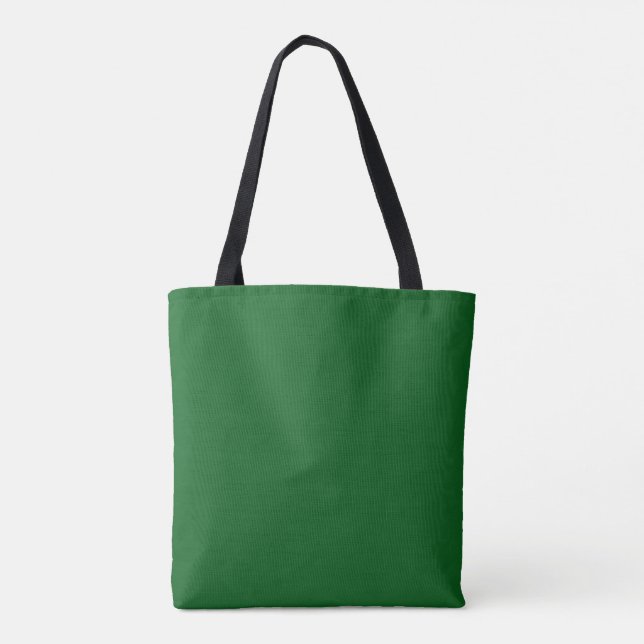 Grüne Farbe des Waldkieferns Tasche (Rückseite)