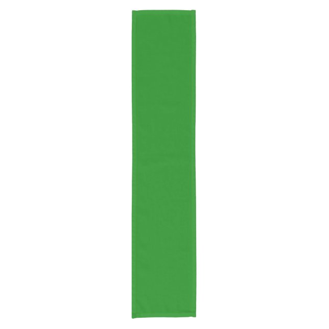 Grüne Farbe Kurzer Tischläufer (Vorderseite)