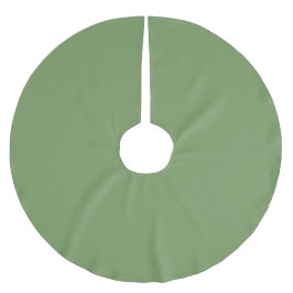 Grüne Farbe Polyester Weihnachtsbaumdecke