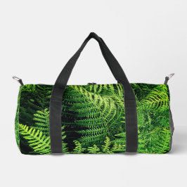 Grüne Farn Duffle Bag