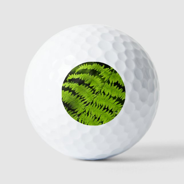 Grüne Farn Golfball (Vorderseite)