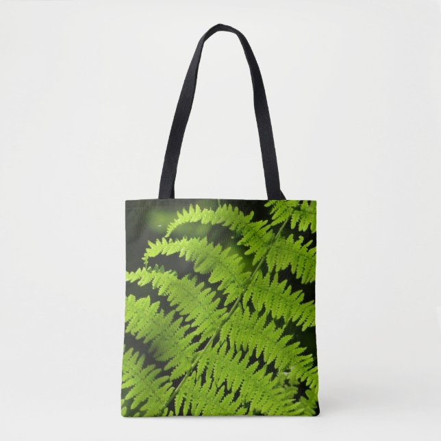 Grüne Farn Tasche (Vorderseite)