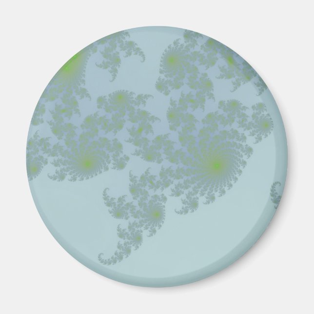 Grüne Farne Magnet (Vorne)