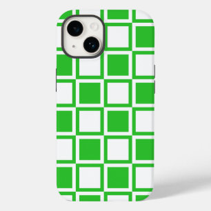 Grüne, fette Mod-Quadrate Case-Mate iPhone 14 Hülle