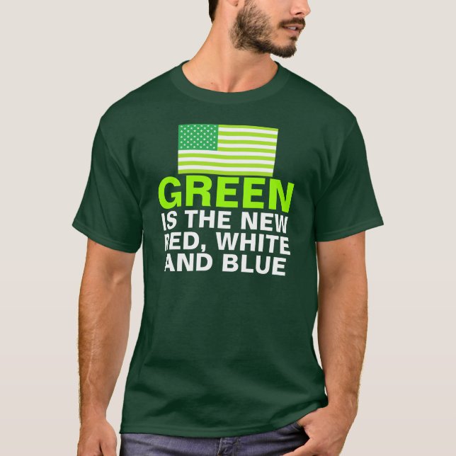 Grüne Flagge T-Shirt (Vorderseite)