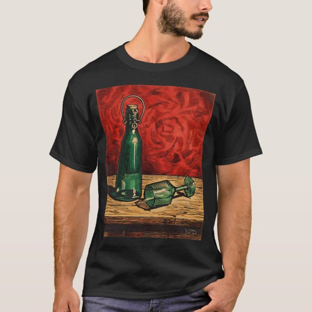 Grüne Flasche T-Shirt (Vorderseite)
