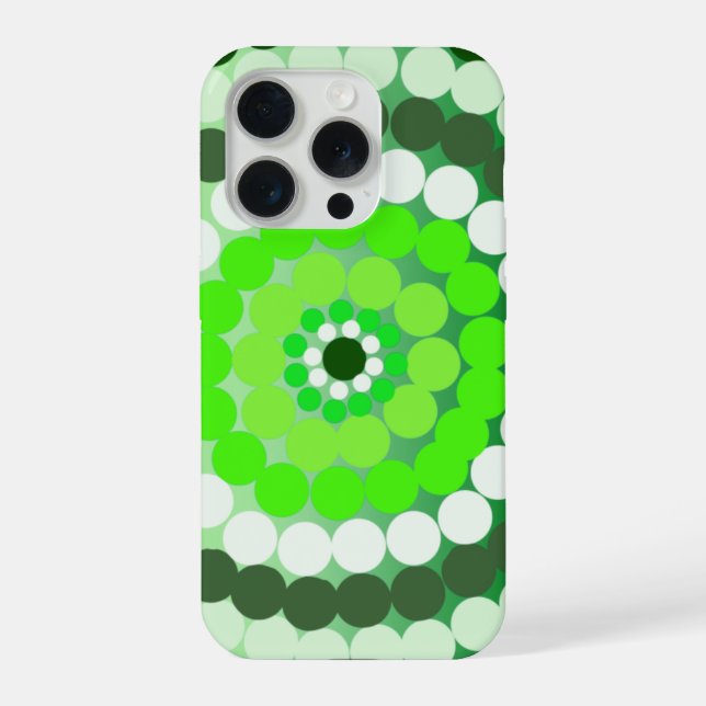 Grüne Flecken,   iPhone 15 Pro Hülle (Rückseite)