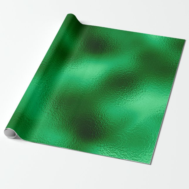 Grüne Folie Geschenkpapier (Ungerollt)
