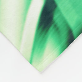 Grüne Formen aus Acryl, einige Minzetöne Fleecedecke