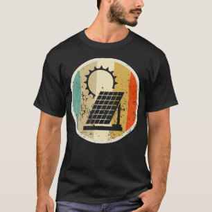 Grüne Fotovoltaik-Power für erneuerbare Energien T-Shirt