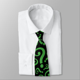 Grüne Frage Krawatte