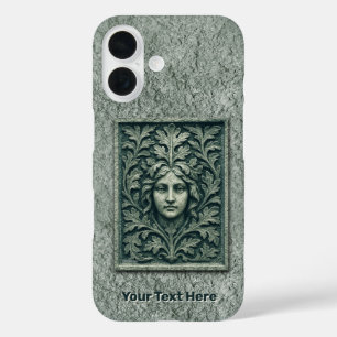 Grüne Frau - Stone iPhone 16 Hülle