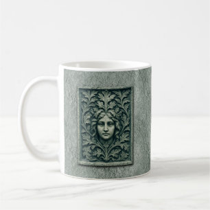 Grüne Frau - Stone Kaffeetasse