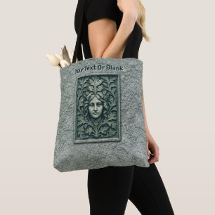 Grüne Frau - Stone Tasche