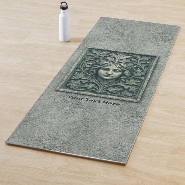 Grüne Frau - Stone Yogamatte (Beispiel)
