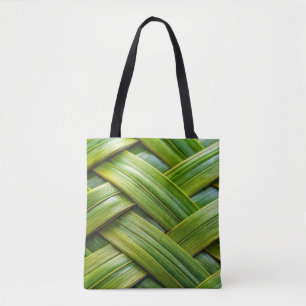 Grüne frische Bambus-Webart Tasche