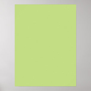 Grüne Frühlingsfarbe angepasst Poster