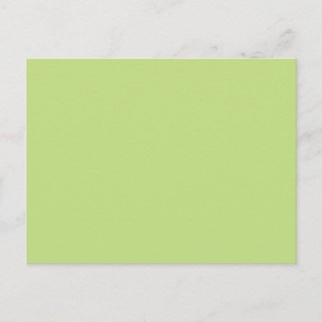 Grüne Frühlingsfarbe angepasst Postkarte (Vorderseite)