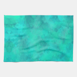 Grüne Frühlingsfarbe Geschirrtuch