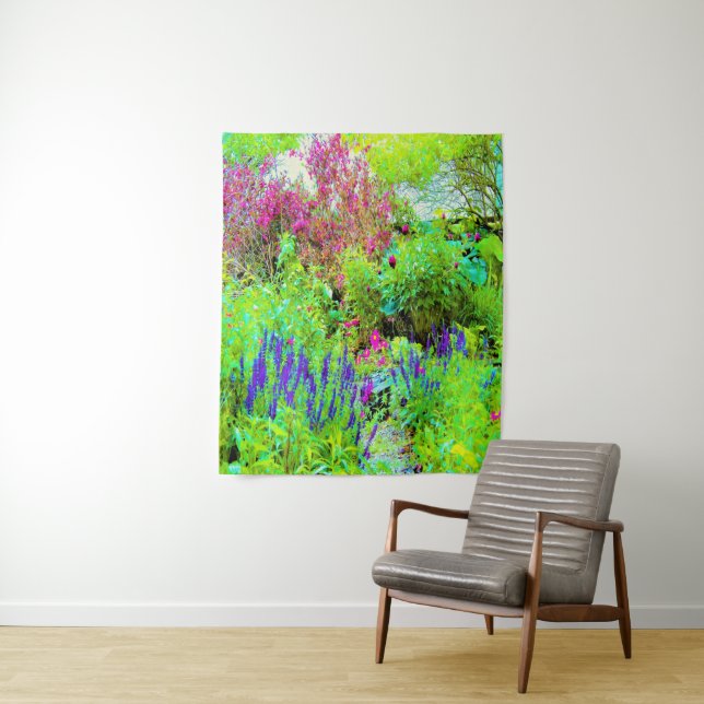 Grüne Frühlingsgärtnerei mit Peongs Wandteppich (Beispiel)