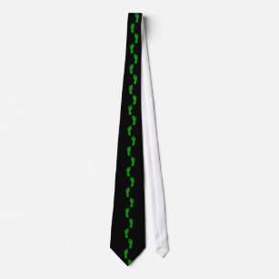 Grüne Füße Krawatten- Krawatte