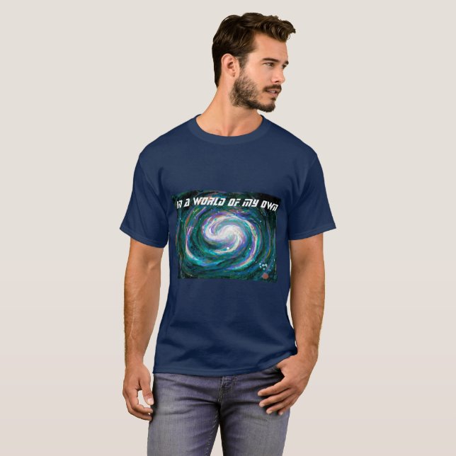 Grüne Galaxie-Shirts T-Shirt (Vorne ganz)