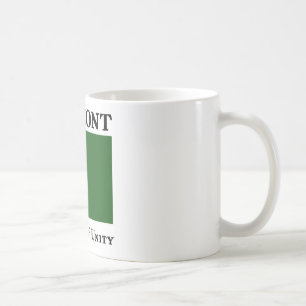 Grüne Gebirgsjungen-Flagge der Vermont-Republik Kaffeetasse