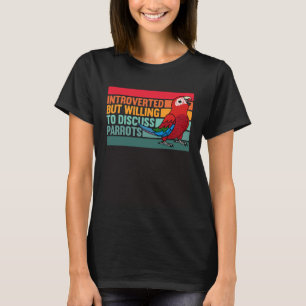 Grüne geflügelte Ara, eingeführt, aber Papageien T-Shirt