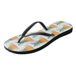 Grüne Gelbe Ananas Lecker Flip Flops