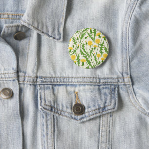 grüne, gelbe und weiße Lüster Button