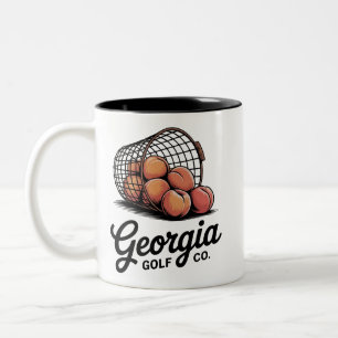 Grüne Georgia Golf Co Range Bucket Zweifarbige Tasse