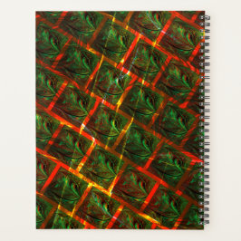 "Grüne gerahmte Augen", Kratzer oder rote Gitter. Planer