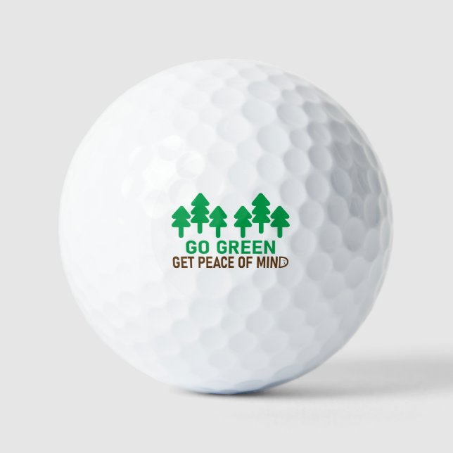 Grüne gerettet Umgebung Golfball (Vorderseite)