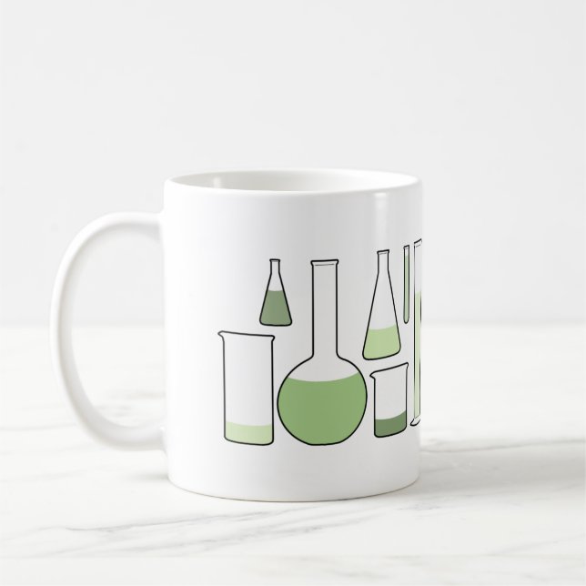 Grüne Glasware Kaffeetasse (Links)