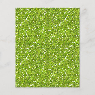 GRÜNE GLITZER-ÄHNLICHE TEXTURE HINTERGRUNDZEICHEN FLYER