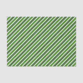 Grüne, goldene und weiße Weihnachtsstreifen Seidenpapier