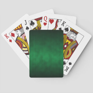 Grüne gotische Ombre-Hintergrundkunst Spielkarten